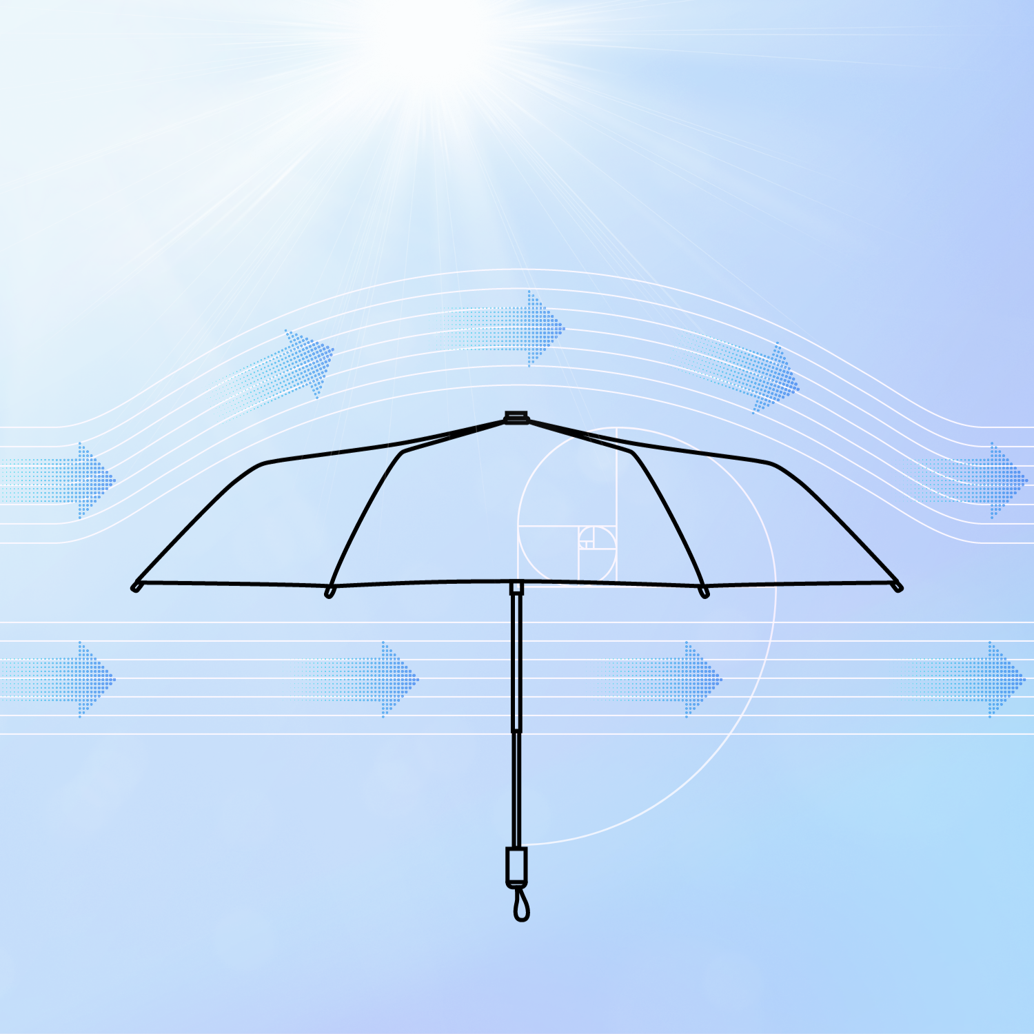 UVUmbra-Automatic UV Sun Protection Umbrella